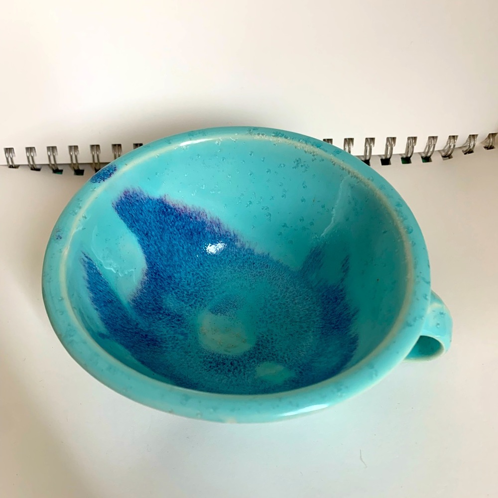Edgecomb Potters Turquoise Soup Mug